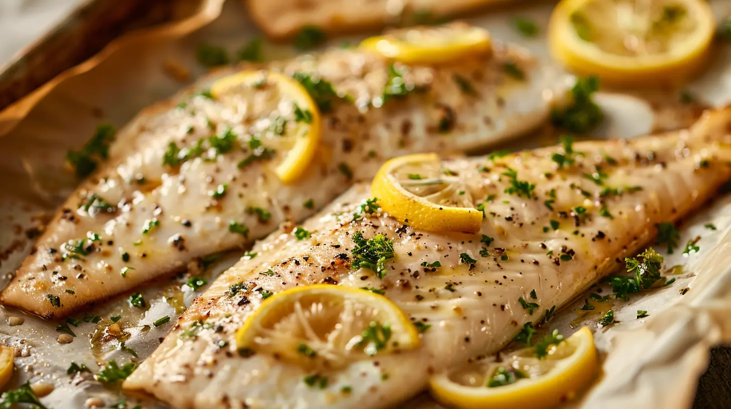 Garlic butter oven tilapia baked until moist and flaky